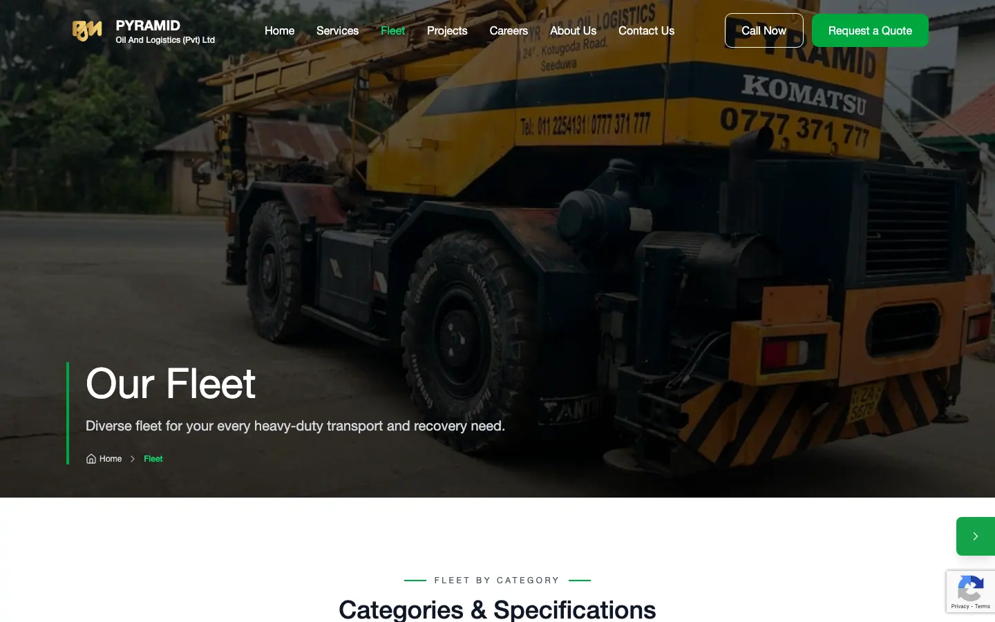 Pyramid Oil & Logistics - Fleet